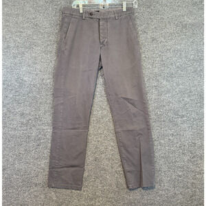 Unis Gio Pants‎ Mens 31x30 Gray Chino Slim Straight Leg Casual Button Fly